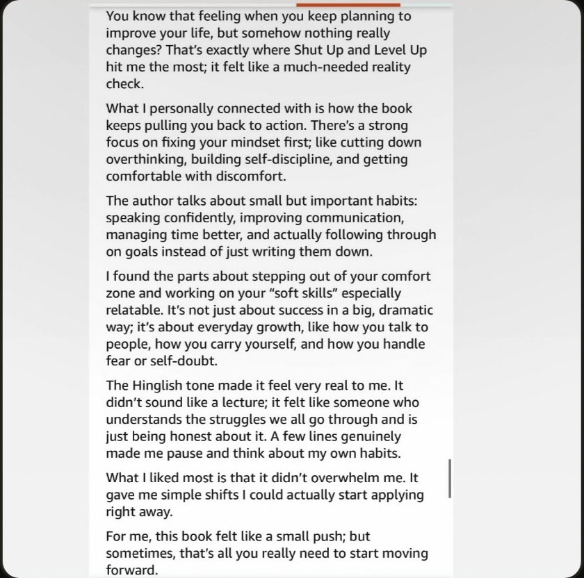 Reader review 4